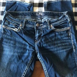 Silver jeans